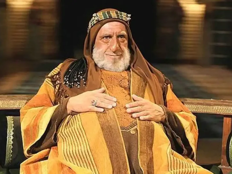 عکس از عبدالله بن زبیر در اتاق گریم سریال مختارنامه