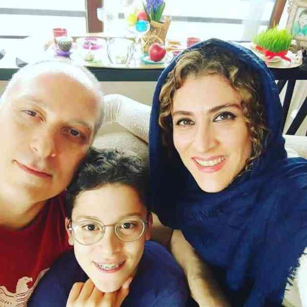 ویشکا آسایش کنار همسر و پسرش خانواده ویشکا آسایش