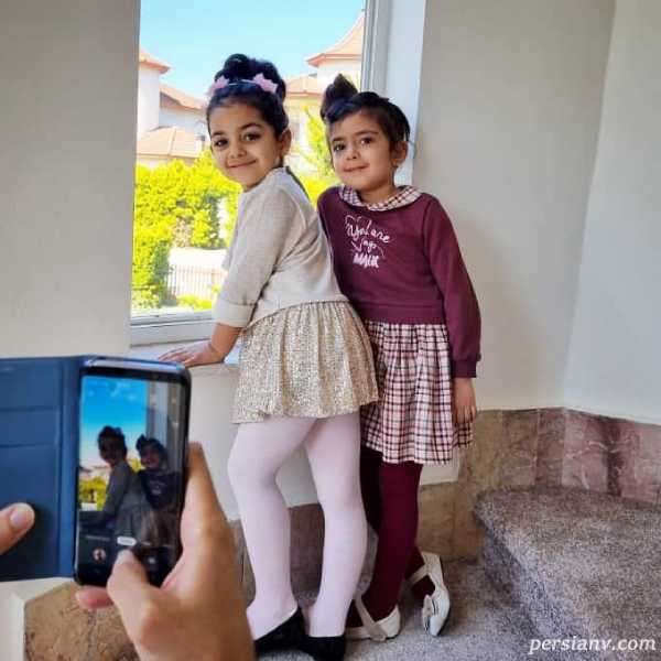 تصویر روز | سوفیا دختر یکتا ناصر در کنار دختر خاله اش سیلوانا دختر یکتا ناصر کنار دختر خاله اش