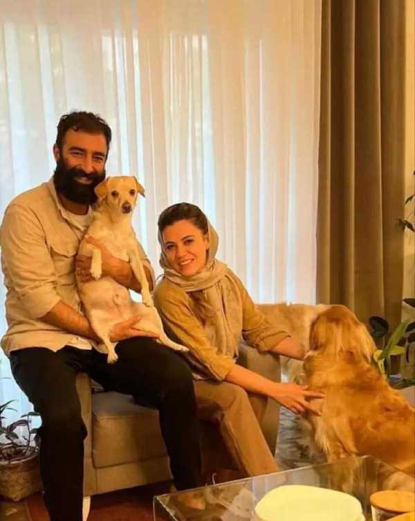 تصویر روز | شیدا خلیق و همسرش؛ زوج معروف در حال خرید در یک فروشگاه بزرگ شیدا خلیق و شوهرش