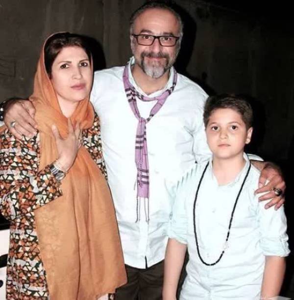 حمید ابراهیمی و همسرش