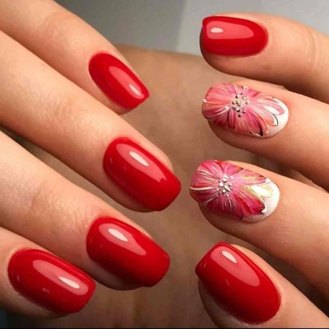 طرح ناخن بهاری