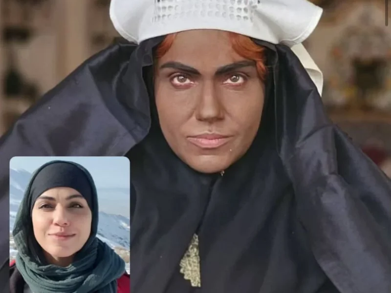 تصویر روز | گریم سنگین زهره، خواهر نرگس آبیار در «بامداد خمار» گریم سنگین زهره، خواهر نرگس آبیار در «بامداد خمار»