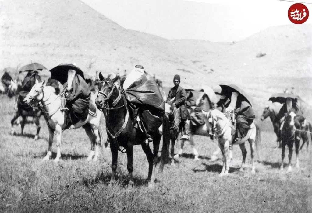 سفر در زمان | اسبسواری «انیسالدوله، سوگلی ناصرالدینشاه» با چادر و روبنده در فیروزکوه 3 1 2