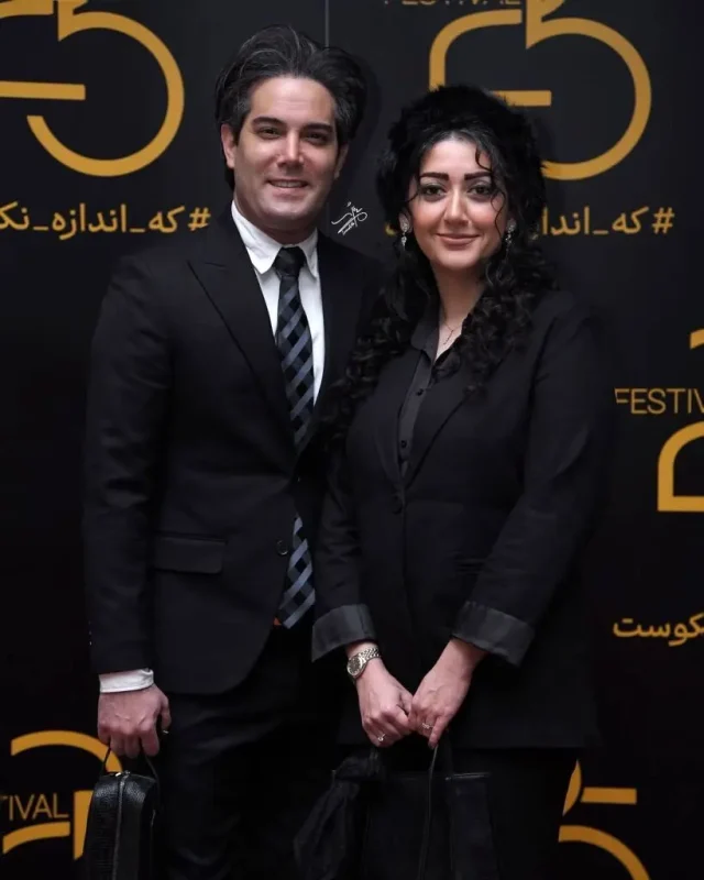 تصویر روز | امیرعلی نبویان و همسرش بهار نوروزپور خوشپوشترین زوج مراسم شدند! 454UvhjXEluE