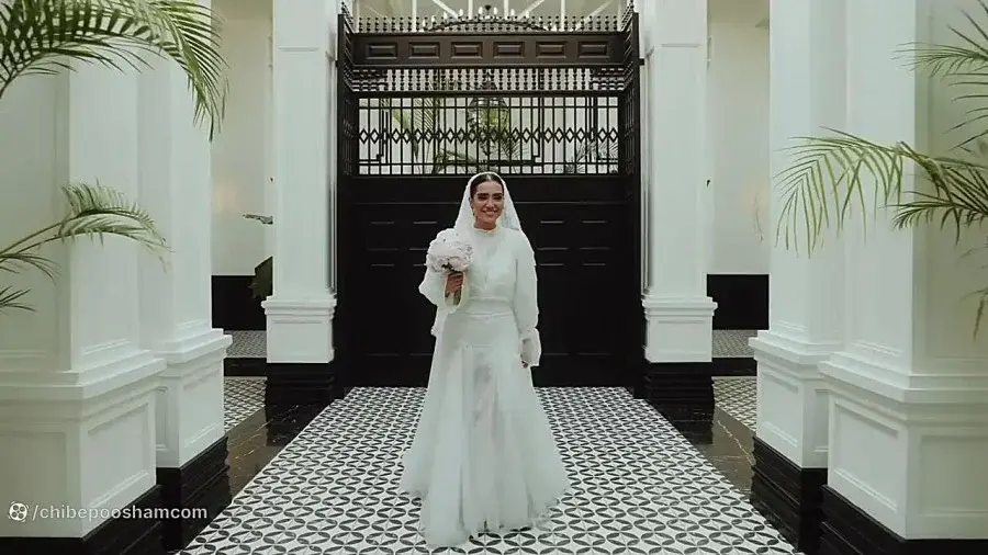 سکانس روز | مراسم عقد ساده مونا کرمی و سپند امیرسلیمانی 6 59718960 4056 l 1681