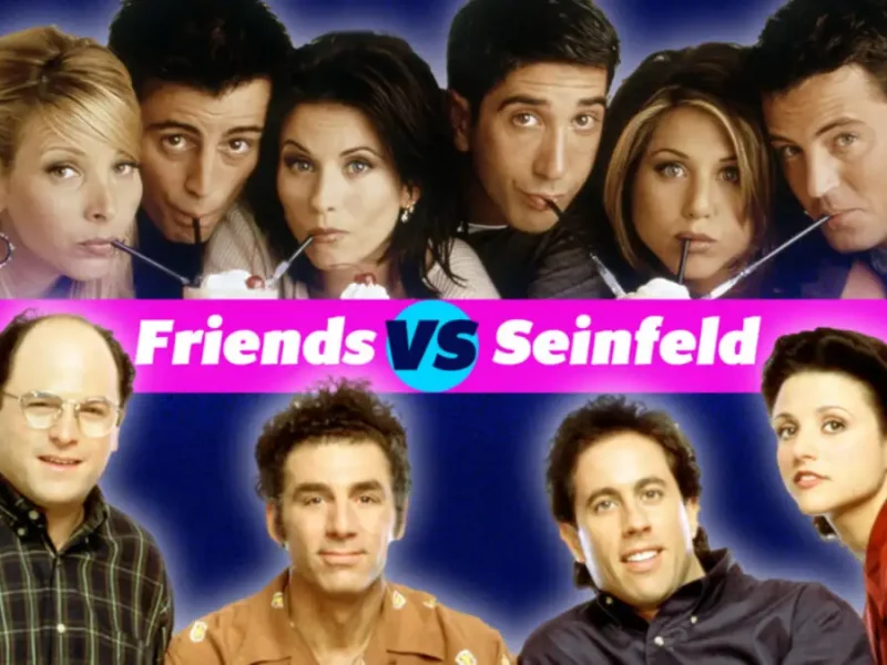 تصویر روز | برنده نبرد میان Friends و Seinfeld کدام سریال است؟ برنده نبرد میان Friends و Seinfeld کدام سریال است