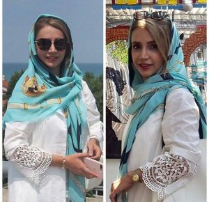 تاریخ وبگردی |رونمایی از مانتو مدل جدید و گرانبهای «شبنم قلی خانی »