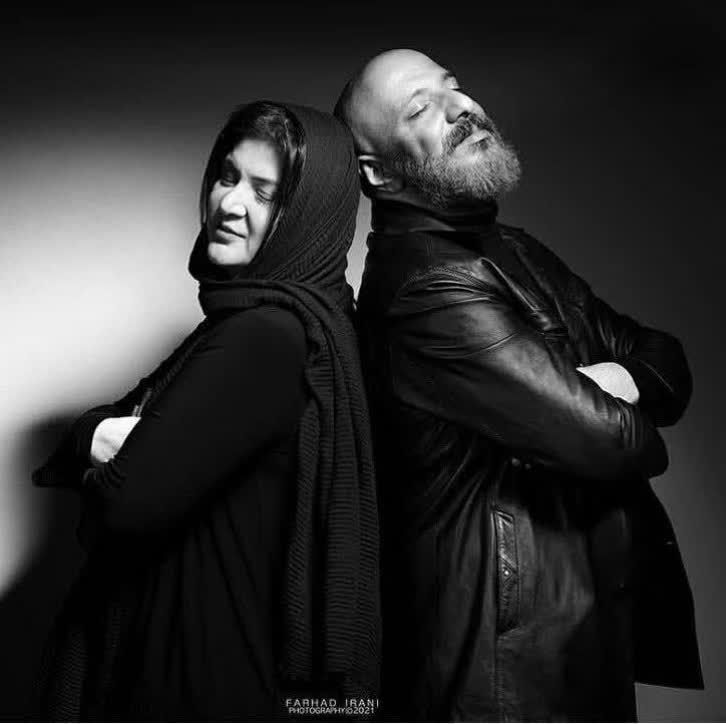 تاریخ وبگردی | قابی عاشقانه از امیر جعفری در کنار همسرش ریما رامین فر