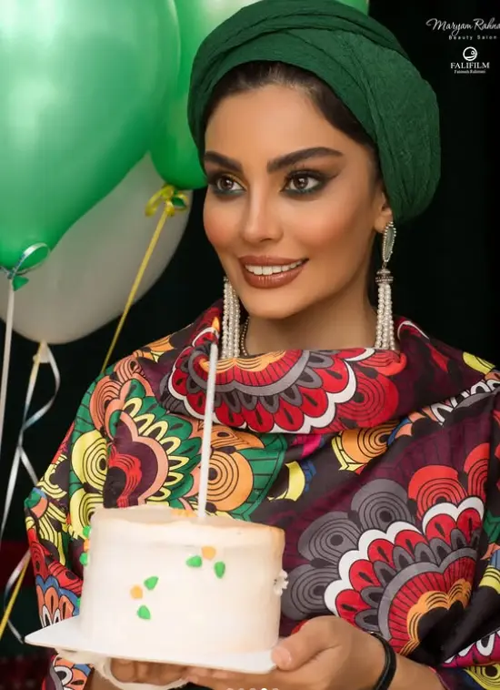 عکس جدید صحرا اسدالهی از گریم جذاب روز تولدش Screenshot 2025 12 05 205332