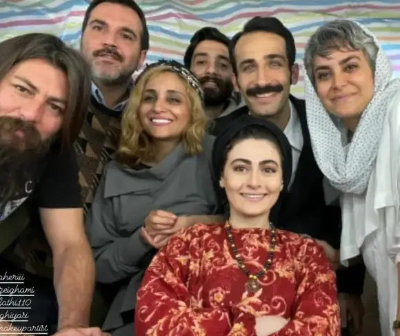 سفر در زمان | پریسا دوستی «انیس، پرویز و جاوید» در اتاق گریم سریال «سوجان» Screenshot 2026 02 15 200706 1