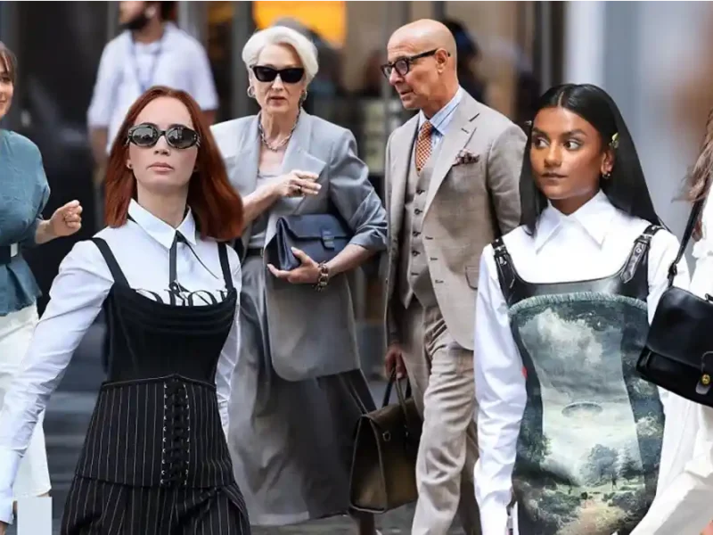تصاویر جدیدی از پشت‌صحنه فیلم The Devil Wears Prada 2 منتشر شد