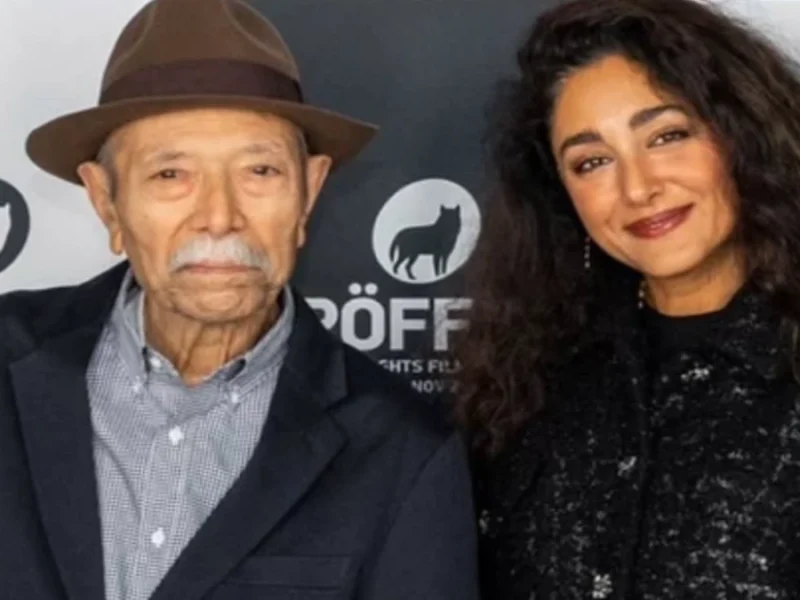 على نصيريان، گلشیفته فراهانى و همايون غنى زاده بر روی فرش قرم «آه چه روزهای خوشی بود»