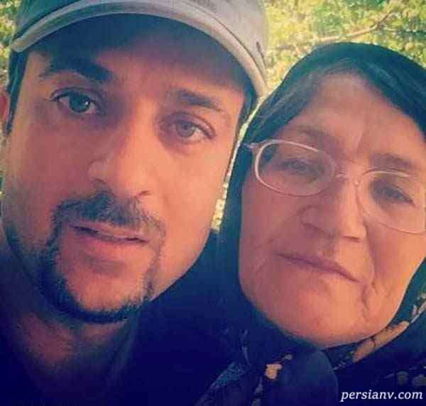 تصویر روز | شباهت جالب احمد مهرانفر و مادرش که چهره ایی مهریان دارد احمد مهرانفر و مادرش