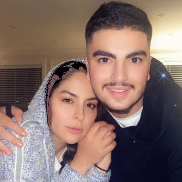 عکس مارال بنی آدم و پسرش در کنار هم عکس مارال بنی آدم و پسرش