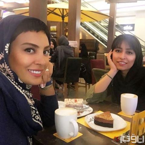 تفاوت چهره حدیثه تهرانی و خواهرش عکس حدیثه تهرانی و خواهرش