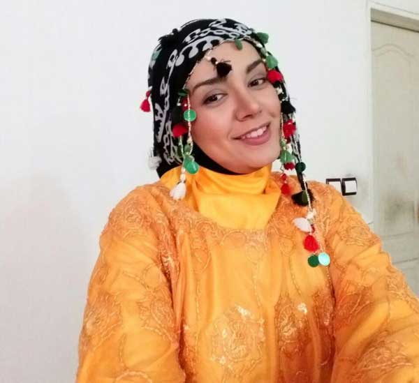 تصویر روز | ندا قاسمی شیرین با لباس زیبای کردی و بلوچی استایل سنتی دختر کوچک تر نورالدین خانزاده در سریال ن خ