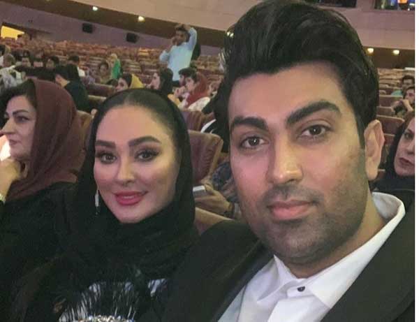 تصویر روز | تغییرات چهره الهام حمیدی و همسرش زوج مشهور در یک مراسم هنری