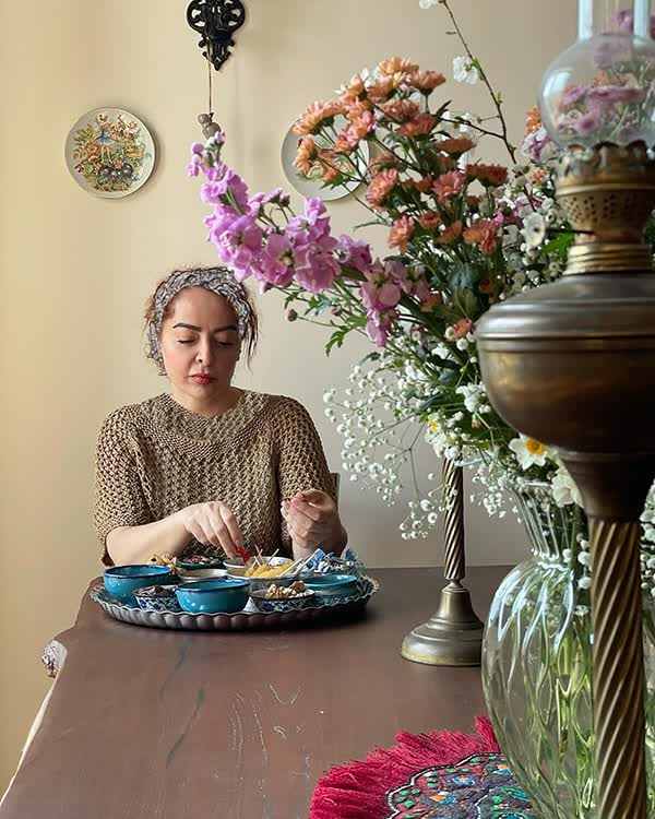 تصویر روز | دکوراسیون شیک خانه خواهر شقایق دهقان در جاجرود عکس خواهر شقایق دهقان