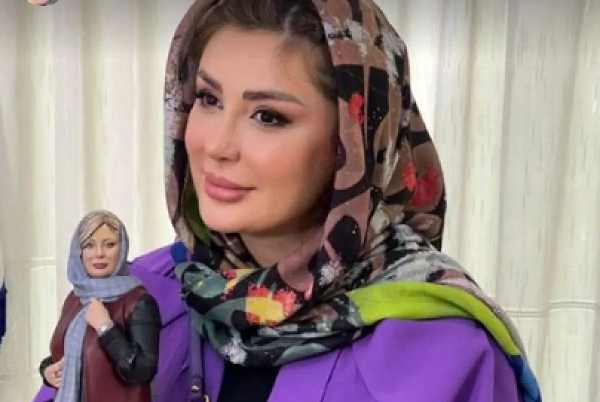 تندیس زیبای نیوشا ضیغمی مجسمه نیوشا ضیغمی