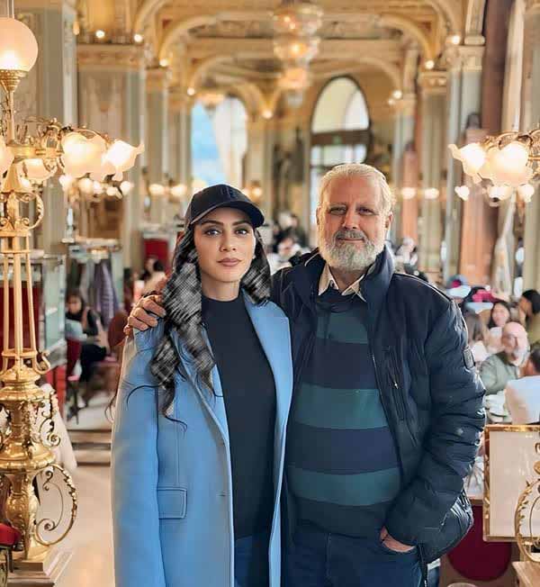 استایل پدر دختری بازیگر ساختمان پزشکال و پدر هنرمندش