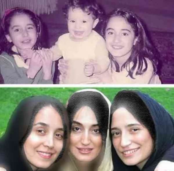 تصویر روز | نگار جواهریان و خواهرانش؛ شباهت جالب خانم بازیگر نگار جواهریان و خواهرانش