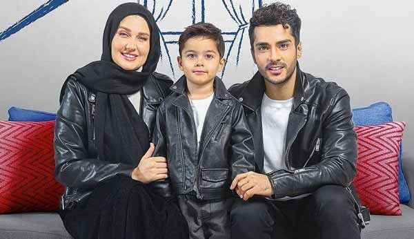 ساعد و گلوریا و پسر اولشان هامون 