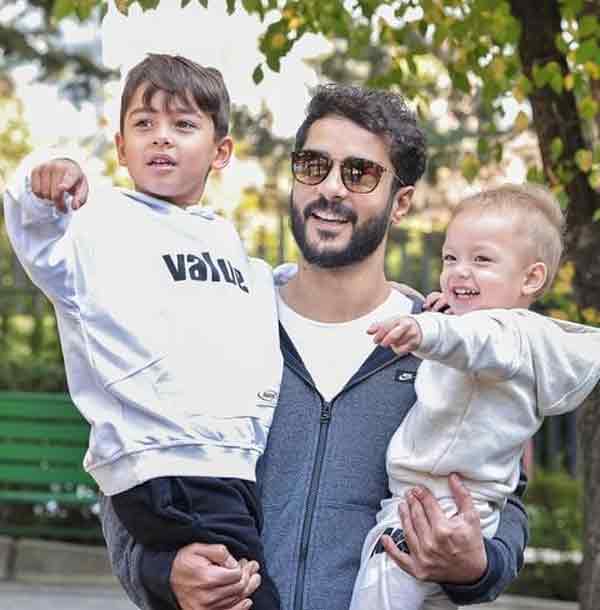 عکس بامزه و پربازدید از نوه های سعید سهیلی و پدر بازیگرشان