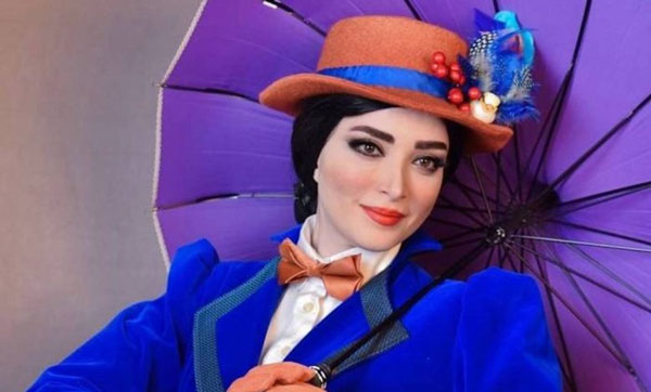 خانم طباطبایی در نقش مری پاپینز