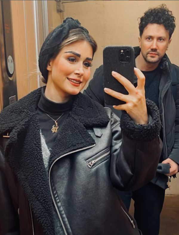 تصویر روز | ژست عاشقانه سپیده بزمی پور و شاهرخ استخری عشق واقعی هاتف در دلدادگان