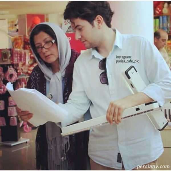 تصویر روز | شباهت بی نظیر فریبا متخصص به پسر بازیگرش پوریا پور بهرامی فریبا متخصص و پسرش