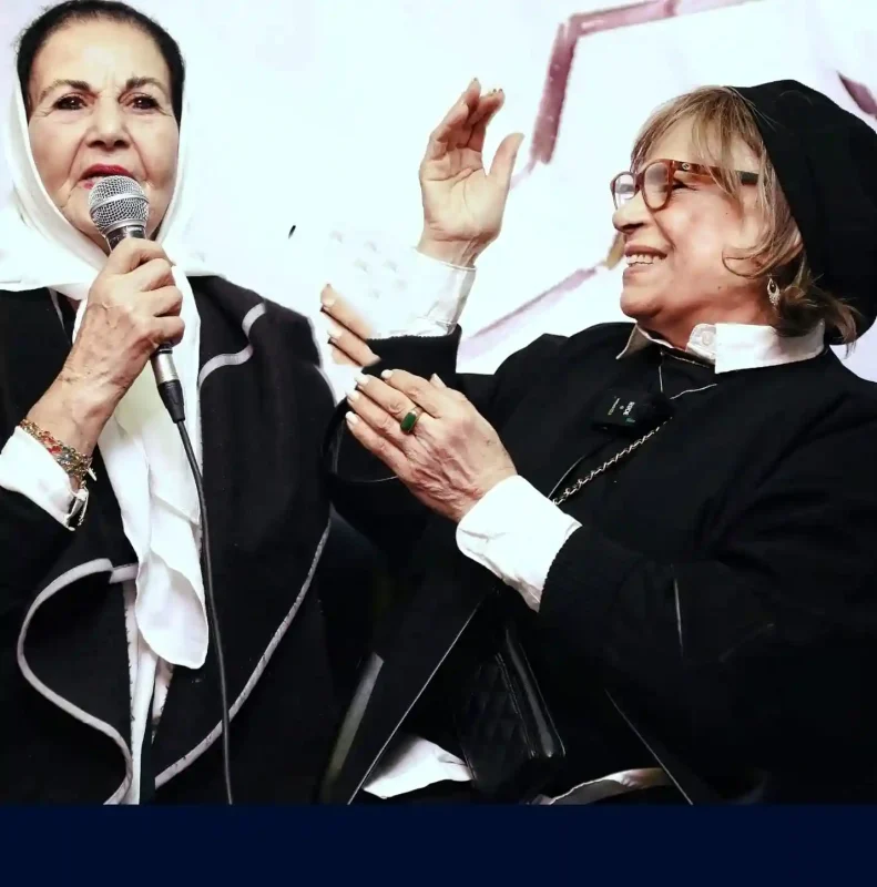 سفر در زمان| دیدار پوری بنایی و گوهر خیراندیش دو هنرمند پیشکسوت khaharanedarya 1740784099 3578278839290390285 1548212709 11zon 1