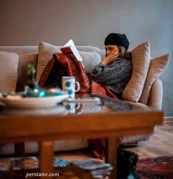 تصویر روز | دکوراسیون مینیمال منزل مجردی آزاده صمدی؛ سودابه سریال سووشون خانم بازیگر