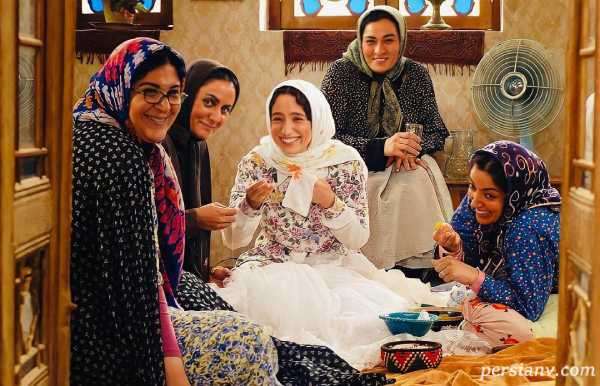 تصویر روز | ست شال و عینک نگار جواهریان در کنار همسرش رامبد جوان بازیگر جوان