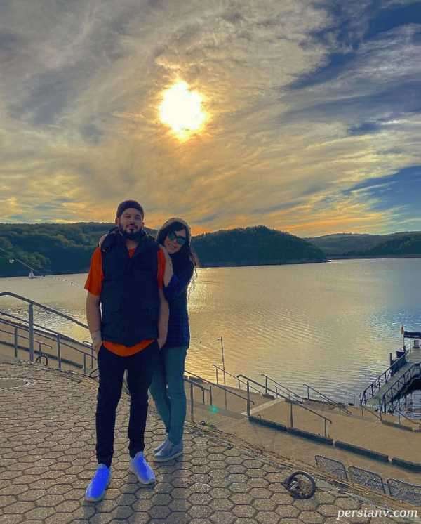 تصویر روز | سلفی جدید فلور نظری در آلمان به سبک سلبریتی های هالیوود بازیگر زن و پسرش