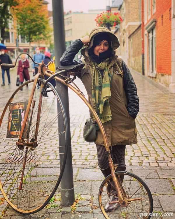 تصویر روز | سلفی جدید فلور نظری در آلمان به سبک سلبریتی های هالیوود بازیگر معروف