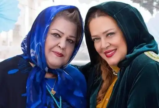 تصویر روز | پروین قائممقامی «محبوبه» سریال ساختمان پزشکان parvin ghaem maghami and her daughter