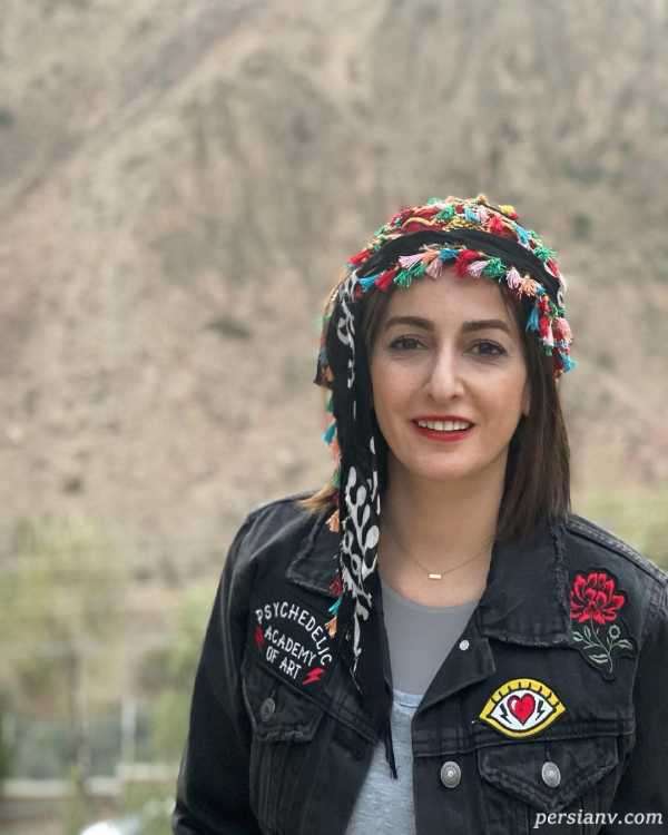 شقایق دهقان با لباس کردی
