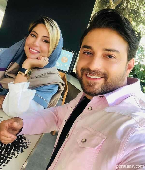 خواننده معروف و همسرش