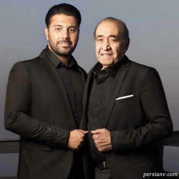 تصویر روز | نقاشی زیبا از چهره احسان خواجه امیری خواننده پدر و پسر خواننده