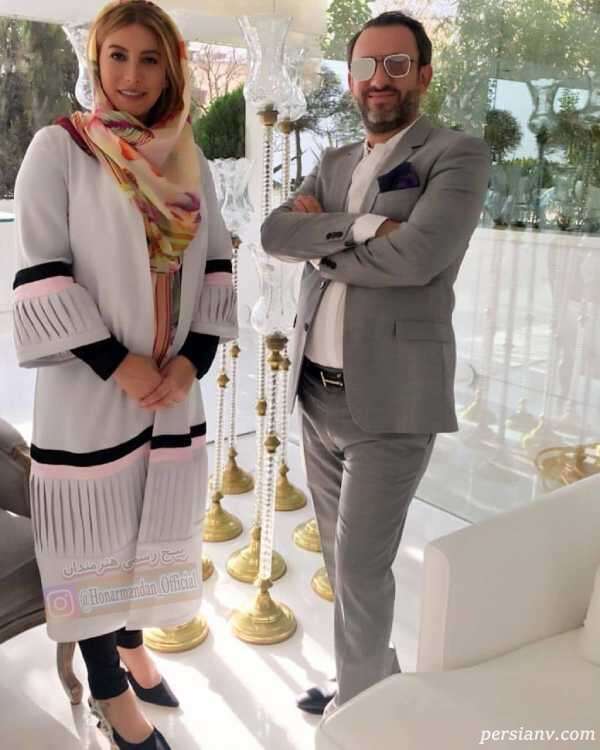 بازیگر زن و همسرش