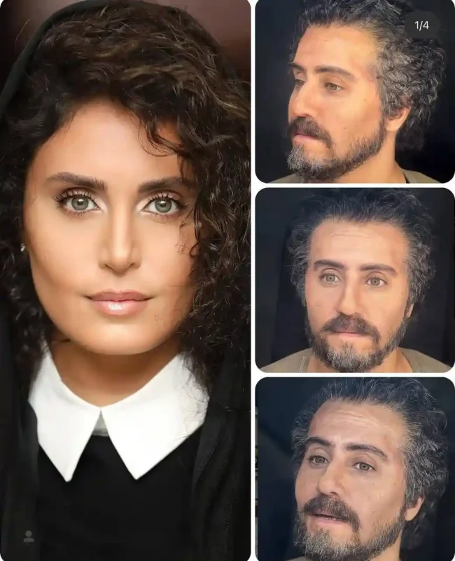 خبر روز | ببینید گریم مردانه و عجیب الناز شاکردوست photo 2025 10 15 10 54 55 1