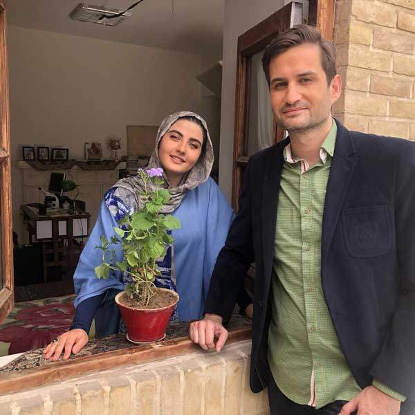 عکس پویا امینی در آتش سرد پویا امینی در آتش سرد