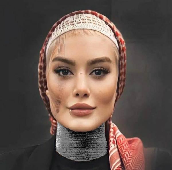 سحر قریشی با میکاپی جدید