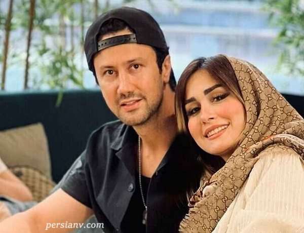 استایل بهاری سپیده بزمی پور و همسرش شاهرخ استخری در ساحل دریا