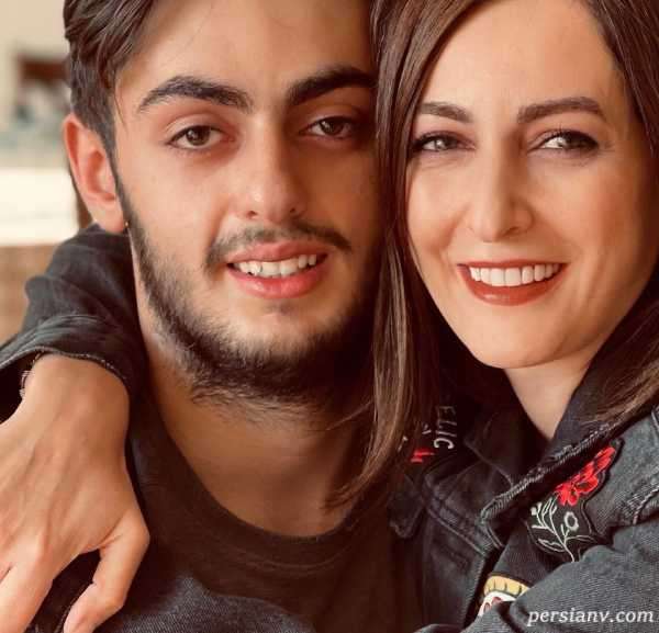 شقایق دهقان و خواهرزاده اش