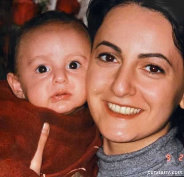 شقایق دهقان و خواهرزاده اش