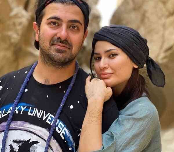 بازیگر جوان و همسرش بازیگر جوان و همسرش