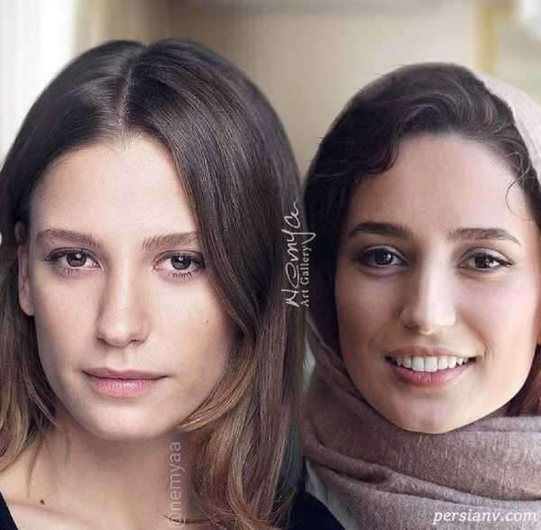 شباهت نگار جواهریان و بازیگر خارجی