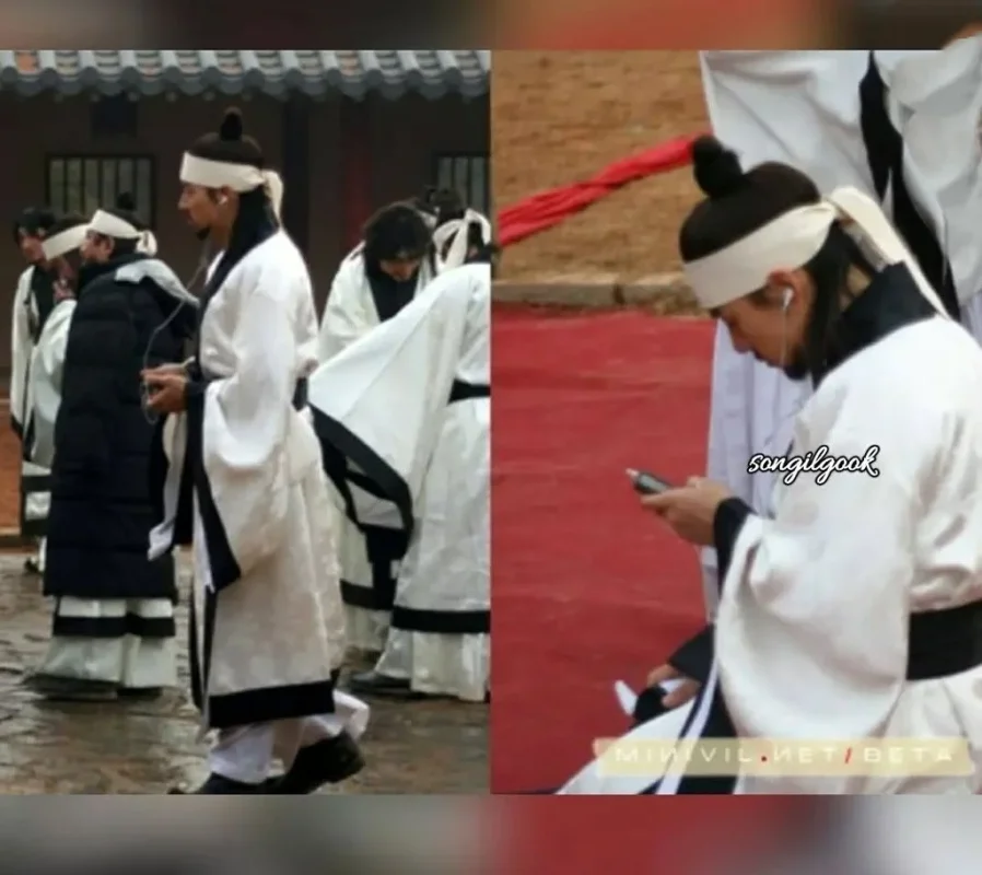 تصویر روز | عکس «جومونگ» در حال آهنگ گوش دادن در پشت صحنه سریال songilgook 1661357070 2911996623312177466 31985159016 11zon